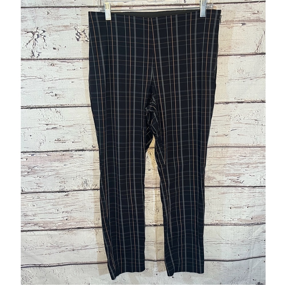 A NEW DAY Dress Pants Stretchy Plaid-10